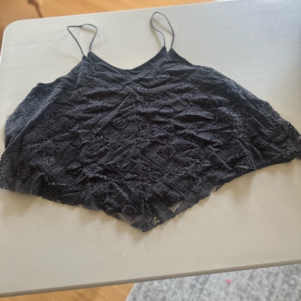 American Eagle Outfitters Black Lace Camisole